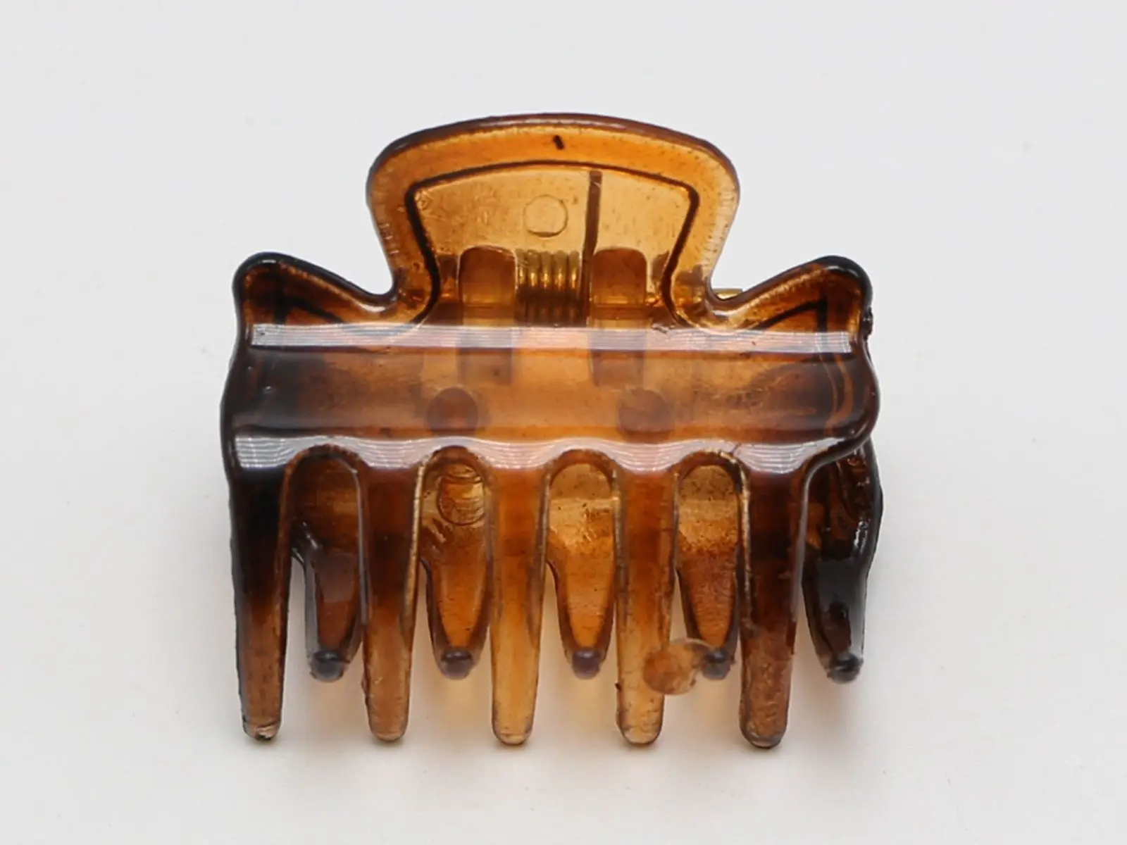 

12 Coffee Plastic Hair Jaw Claw Clip Clamp Folding Clips 29mm Hair Accessories