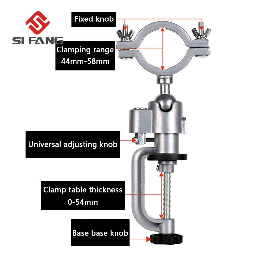 

Multifunctional 360 Degree Rotating Table Vise Aluminium Alloy Swivel Bench Vise Clamp For Electric Drill Stand