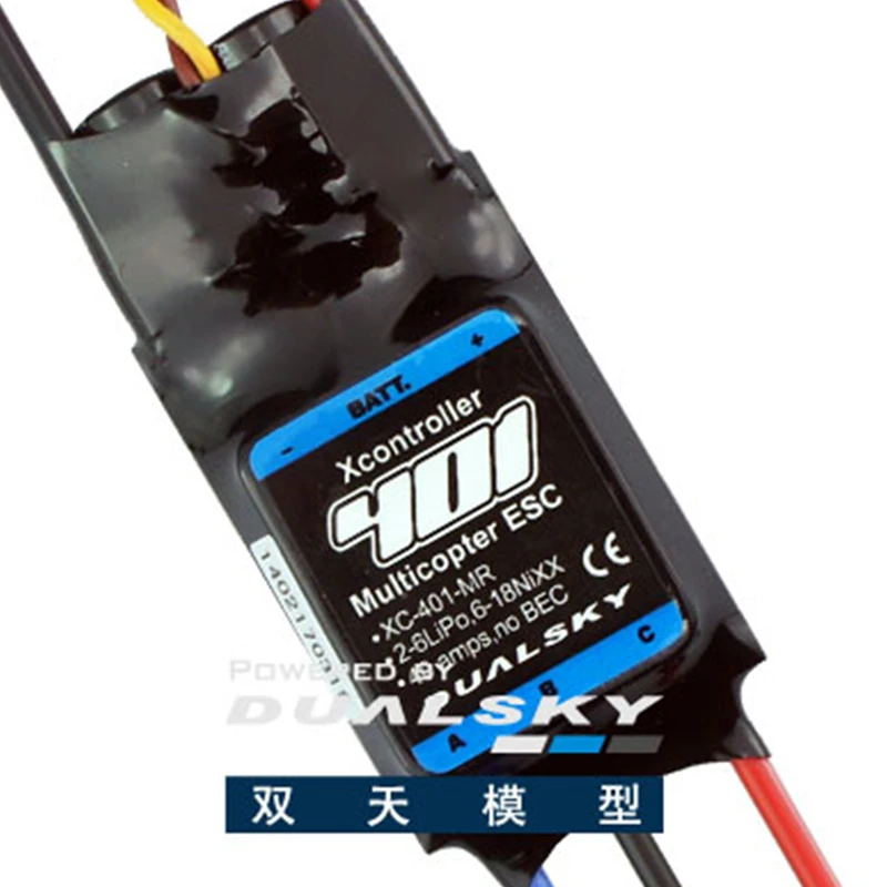 

DualSky XC-301-MR XC-401-MR 30A 40A Brushless ESC for Multi-rotor motor For UAV RC Drone
