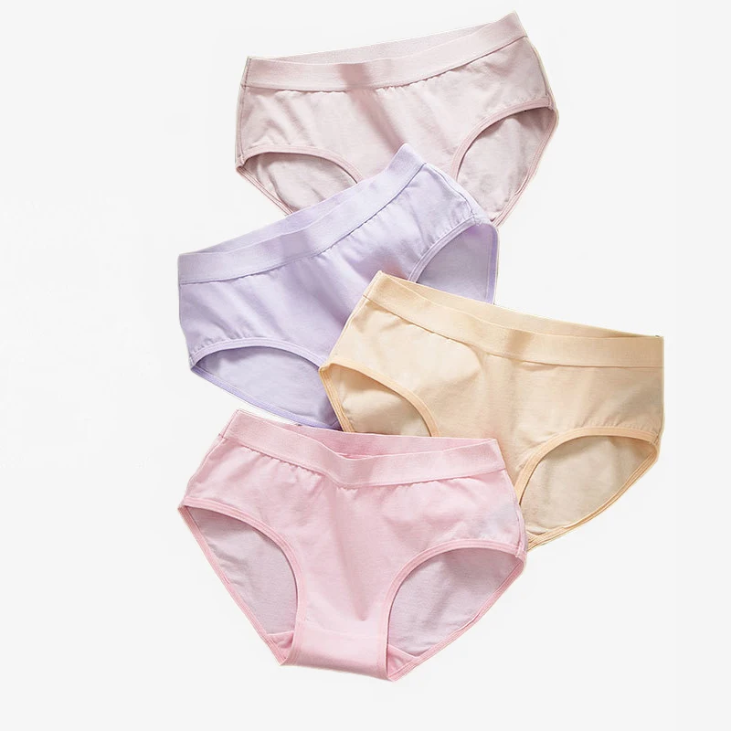 1 шт. женские трусики горячая распродажа хлопок трусы с низкой талией нижнее