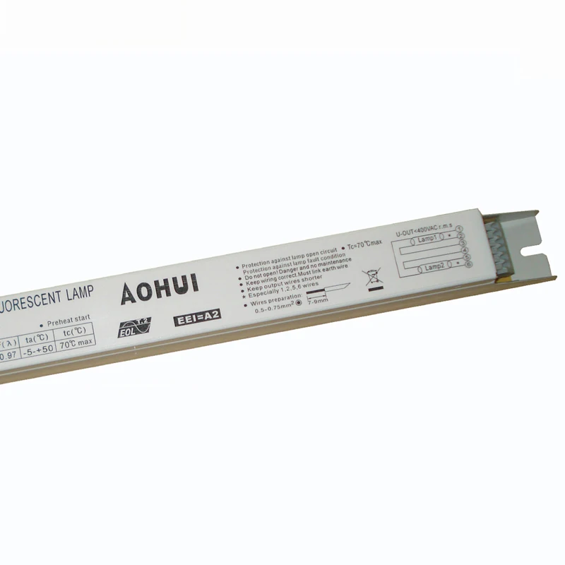 AHTF5228YIA 110V-2x28W-T5 линейных люминесцентных ламп ЭПРА для решетки лампы T5 интеграции огни