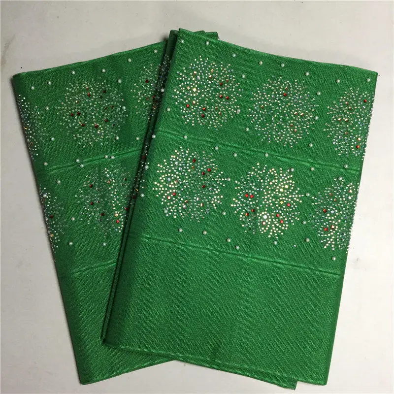 Африканский gele головной убор aso oke головной убор с бисером нигерийские Стразы gele головной убор мода для вечерние 2 шт./лот-AH30