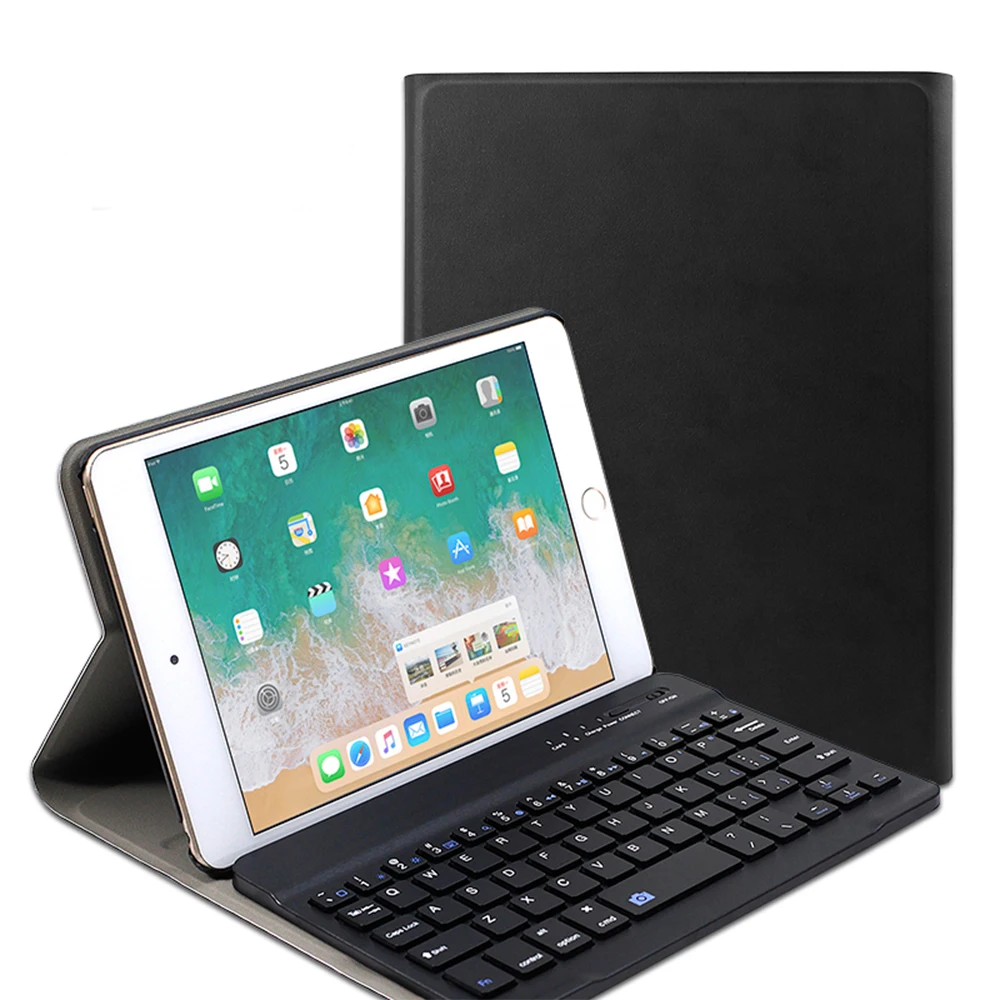 For iPad Mini 5 Case Keyboard Magnetic Adsorption Protector Cover Mini5 2019 Smart Sleep/Wake Wireless Bluetooth Cases | Компьютеры и