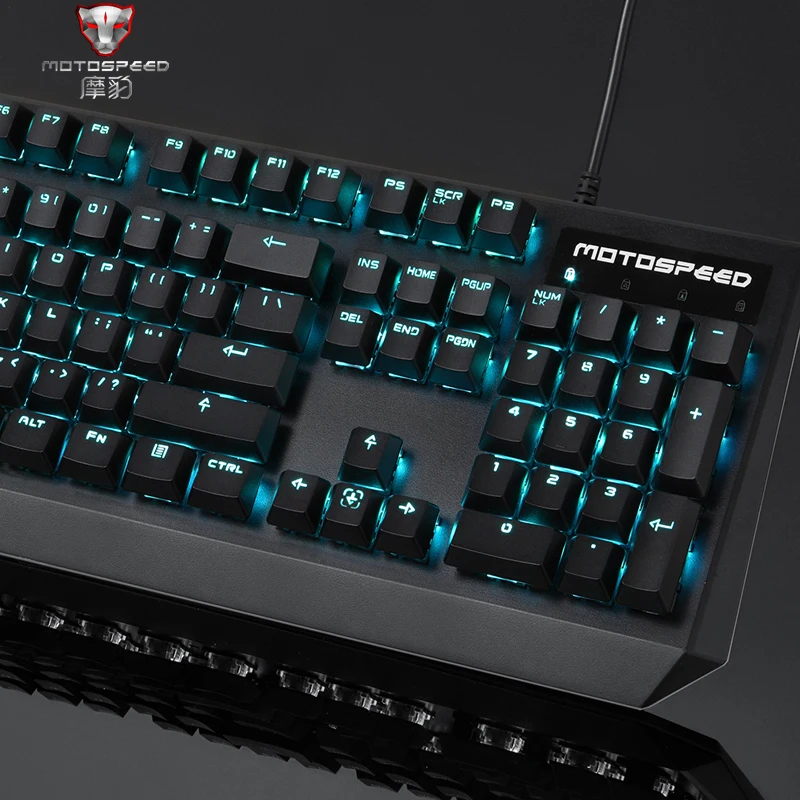 Motospeed CK95 USB игровая механическая клавиатура с подсветкой для геймера RGB