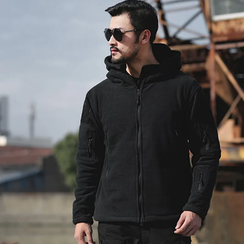 Мужская Флисовая Куртка LIS ALICES утепленная куртка в стиле милитари с несколькими