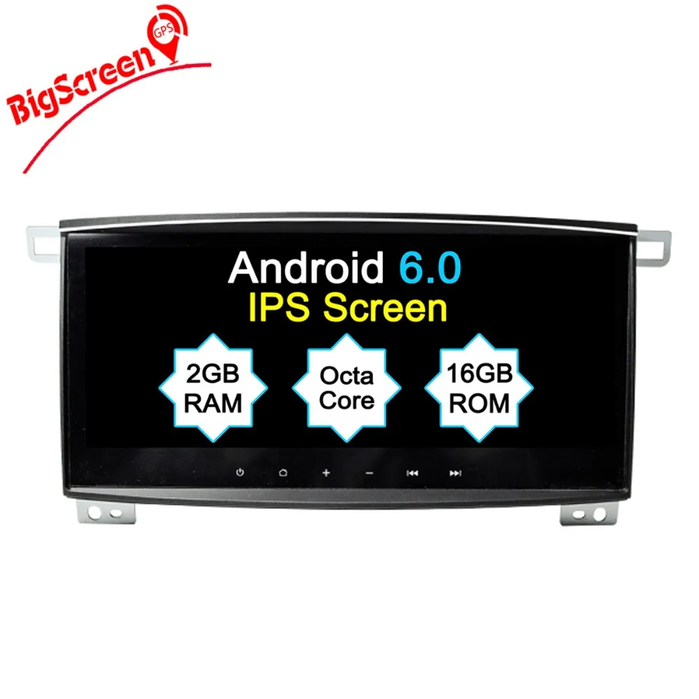 BigScreen 10 2 &quotIPS Гб RAM четырехъядерный автомобильный dvd плеер Android 6 0 для Toyota Land Cruiser 100