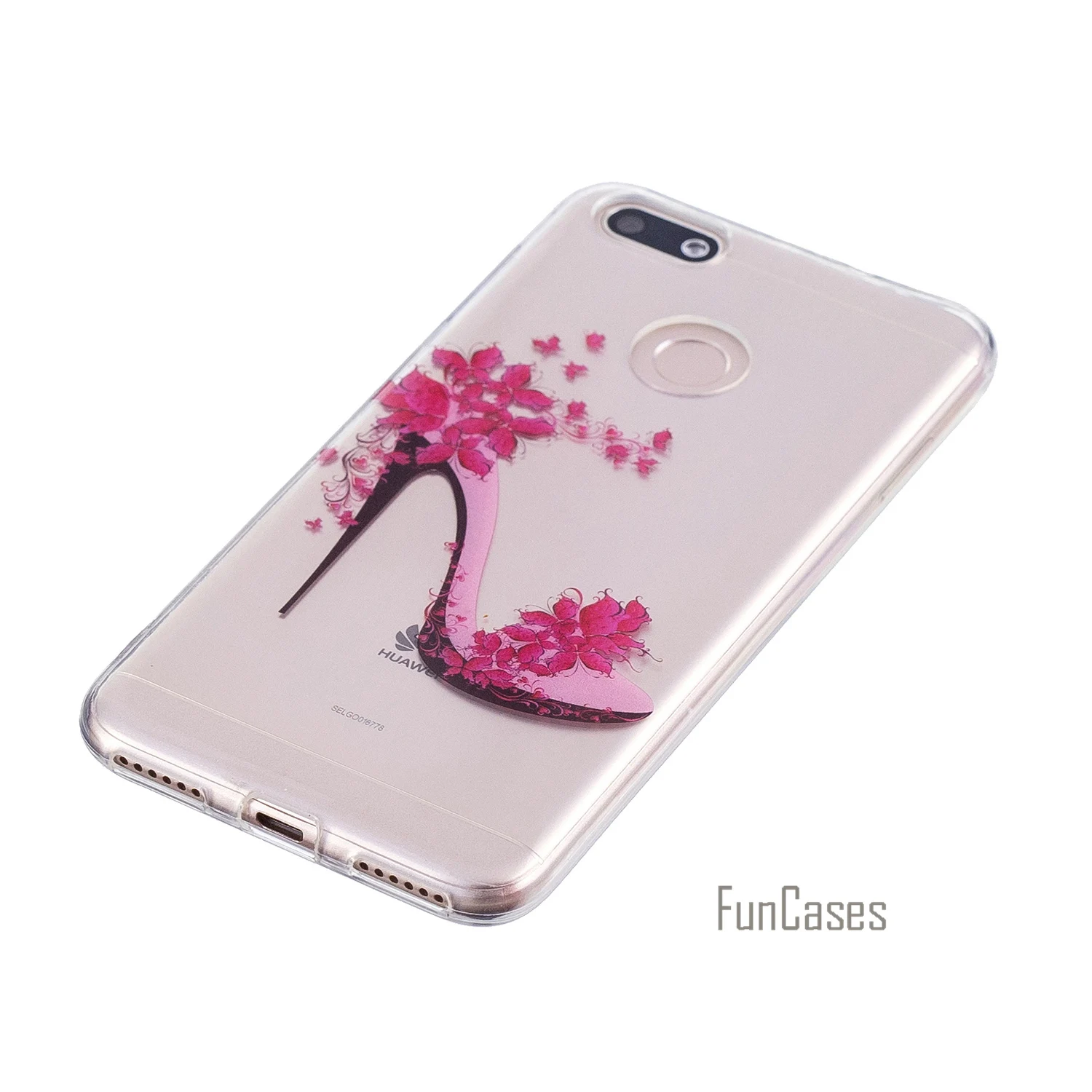 Чехол для телефона huawei P9lite Mini Coque мягкий ТПУ чехол с цветами P9 Lite Fundas разноцветный