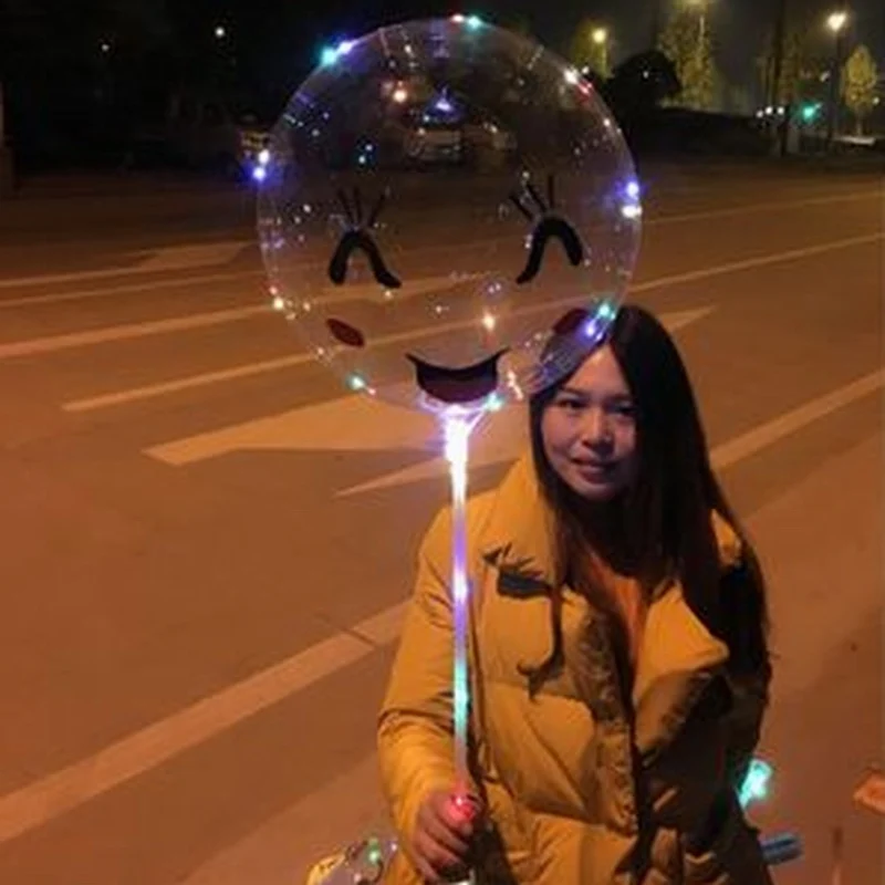 2018 новый стиль LED Bobo воздушный шар ручной мультфильм животные с 3 м Светодиодные