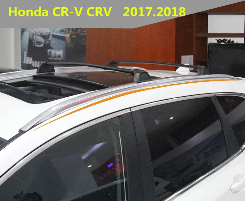 Для Honda CR-V CRV 2017 2018 автомобильные поперечные рейки на крышу багажные стойки