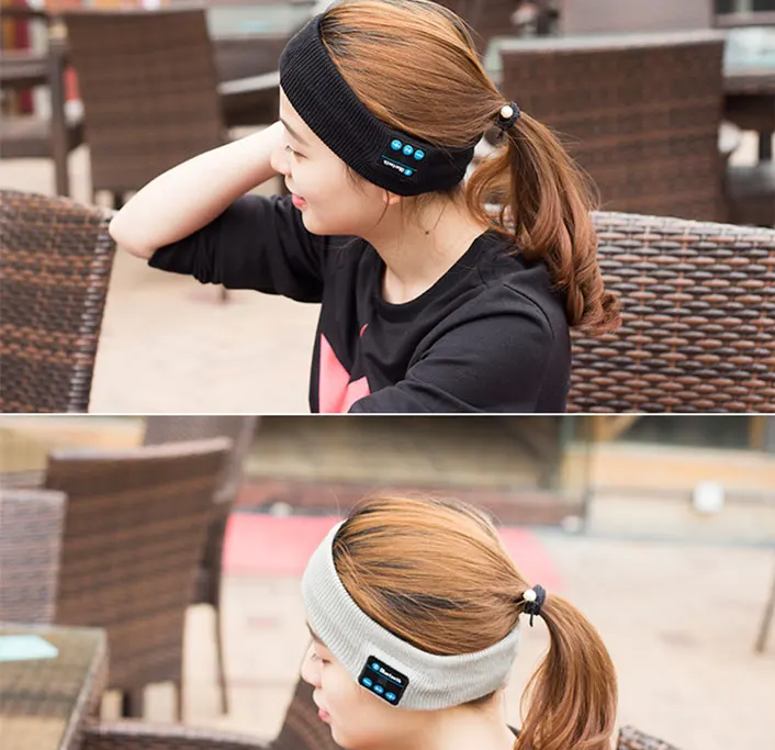 Vapeonly беспроводные Bluetooth наушники вязание музыка оголовье гарнитура ж/микрофон для iphone7 8 Бег Йога тренажерный зал сна спортивные наушники