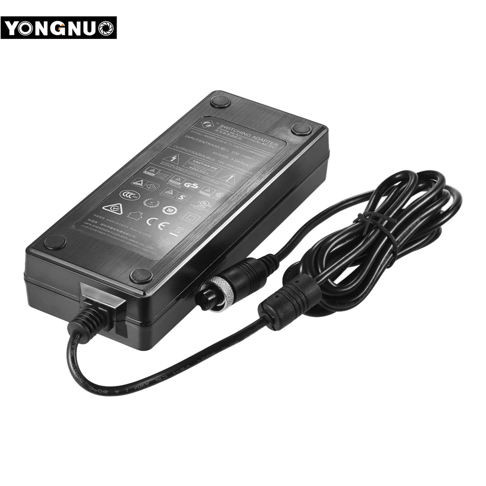 YONGNUO 19 в 6A стандартный адаптер питания зарядное устройство для YONGNUO серии YN860 светодиодный видео свет адаптер питания зарядное устройство US Plug 100-240 В