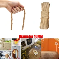 10mm thick rope strong natural rope jute rope for craft ropecat scratching ropegarden bundling
