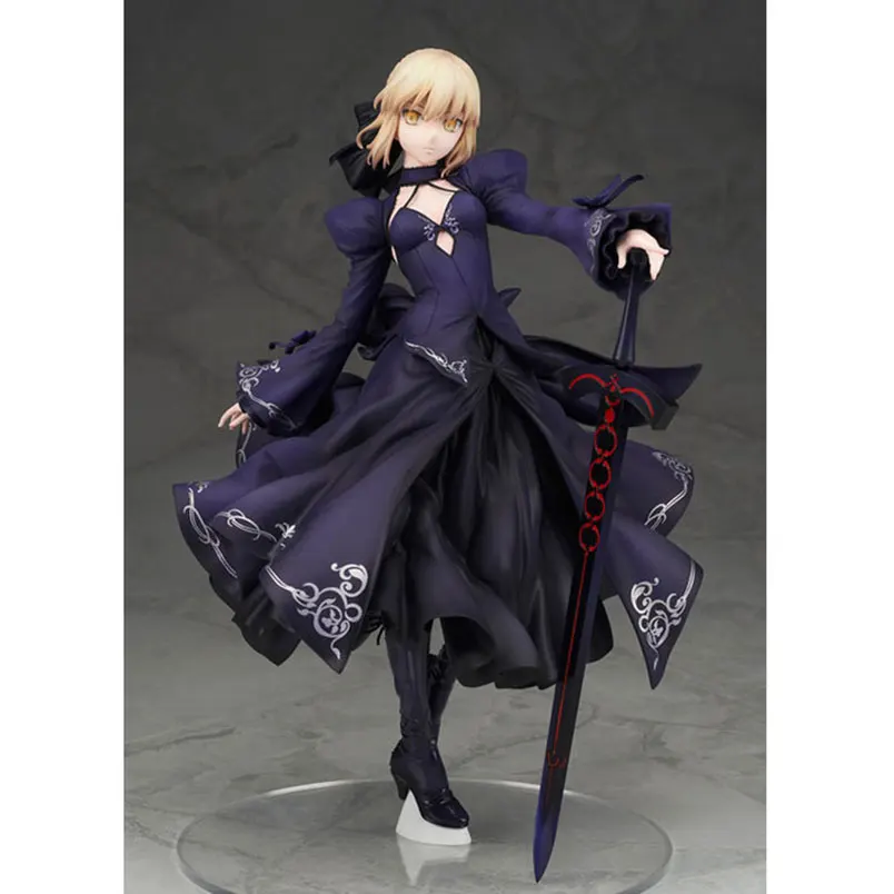 Fate night Black Saber платье для девочек аниме модель фигурка ПВХ коллекционная игрушка
