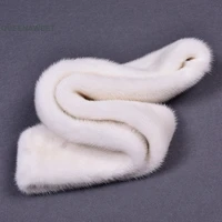 027 2019 new winter new real natural mink fur scarf lady 100 women neck warmer luxury mink fur shawl winter scarf