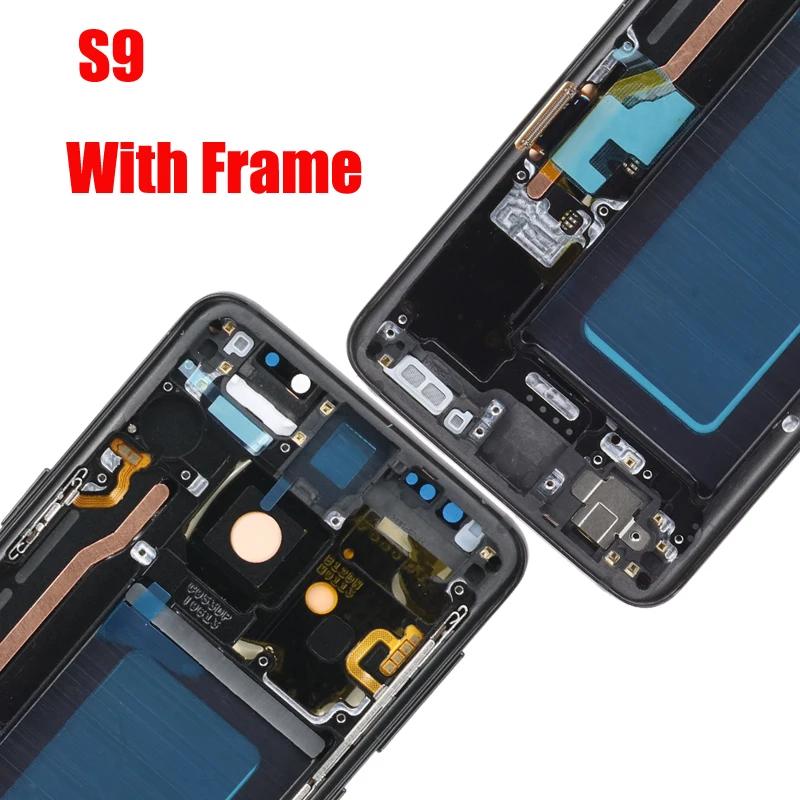 S9 S9plus AMOLED ЖК-дисплей для samsung Galaxy S9 S9+ Plus G965 G960 сжигаемый теневой ЖК-дисплей с сенсорным экраном оцифровать
