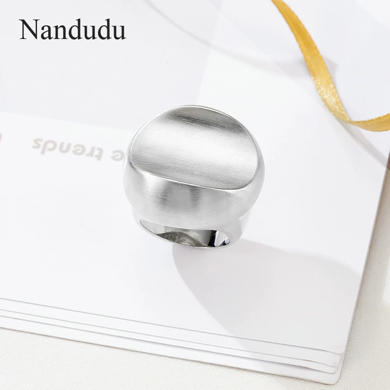 Nandudu желтое золото серебро цвет медные кольца для женщин вечерние ювелирные