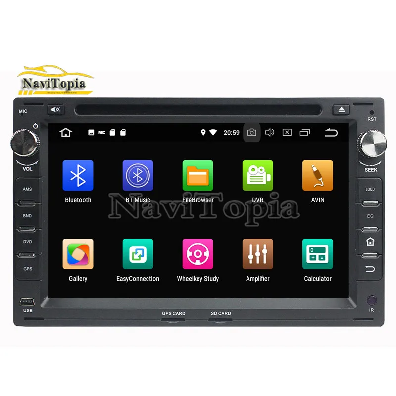 NAVITOPIA 7 &quot4G + 64G Восьмиядерный Android 9 0 автомобильный радиоприемник стерео для VW Passat