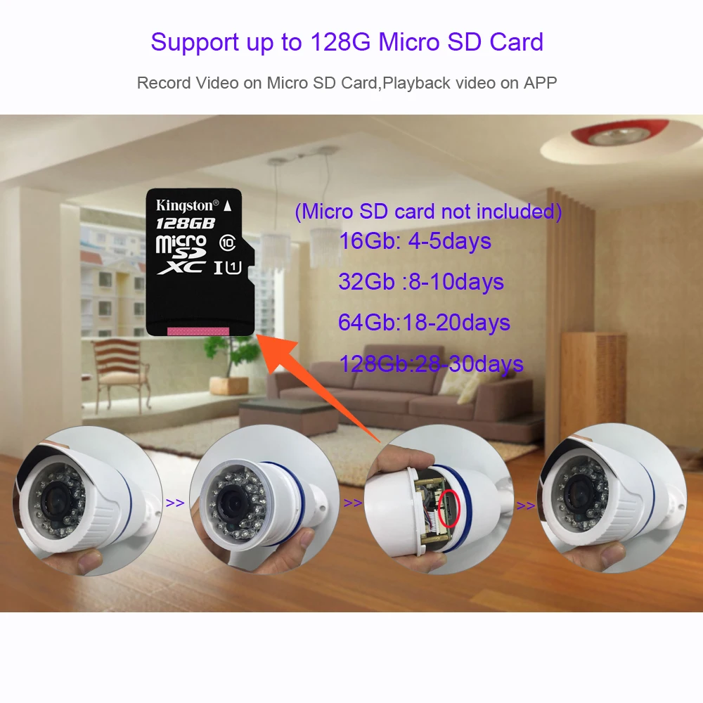 GADINAN YOOSEE 2.0MP 1080 P WI FI IP Камера Водонепроницаемый сетевая камера с wifi ночного