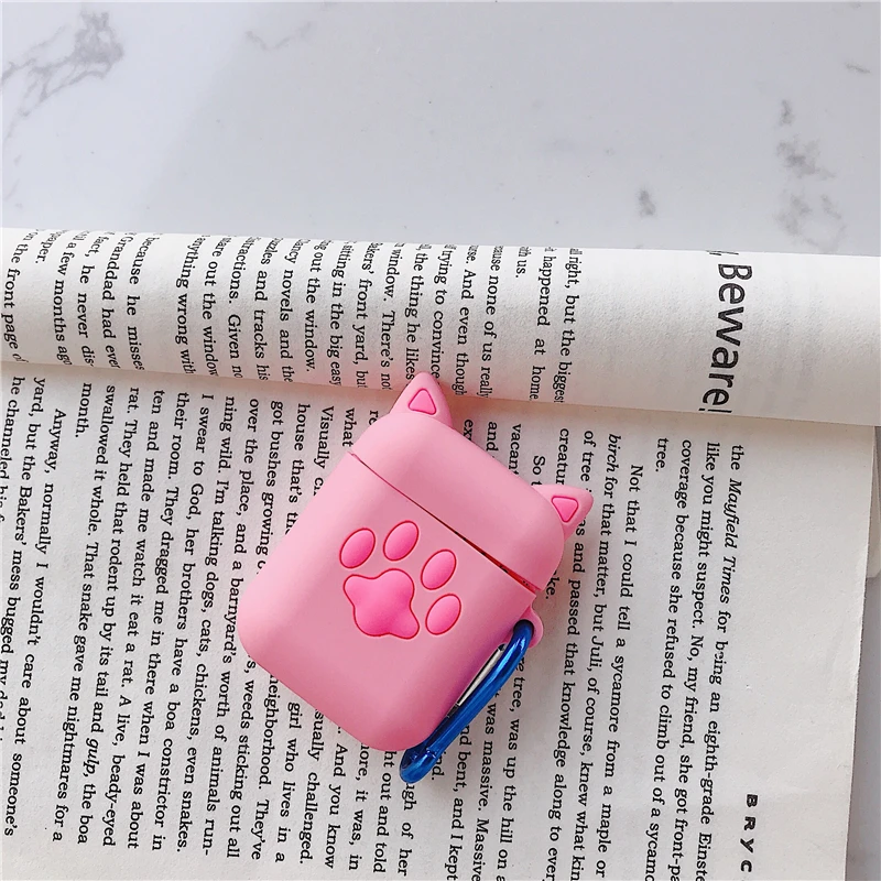 Милый мультяшный Bluetooth беспроводной Чехол для наушников для Apple AirPods Air pods 3D силиконовые наушники для зарядки защитный чехол