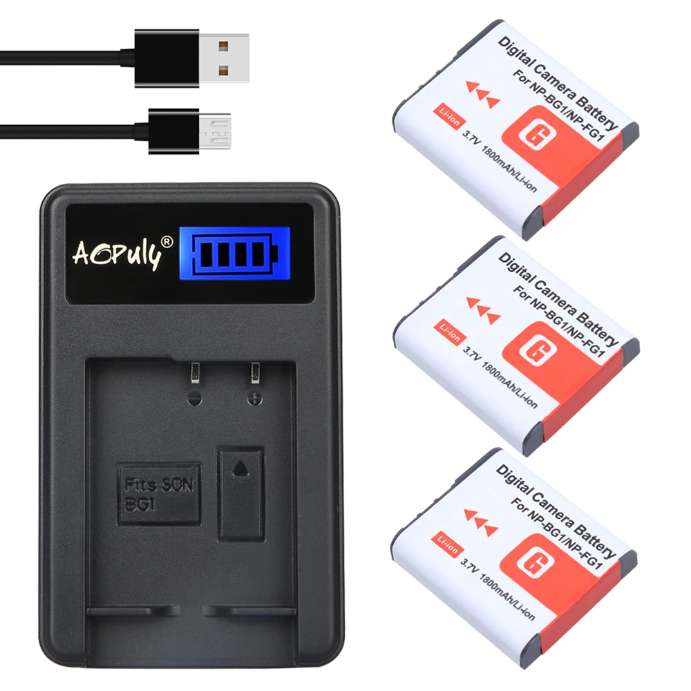 Аккумулятор 3x NP BG1 FG1 для телефона аккумулятор NPBG1 NPFG1 + зарядное устройство SONY |