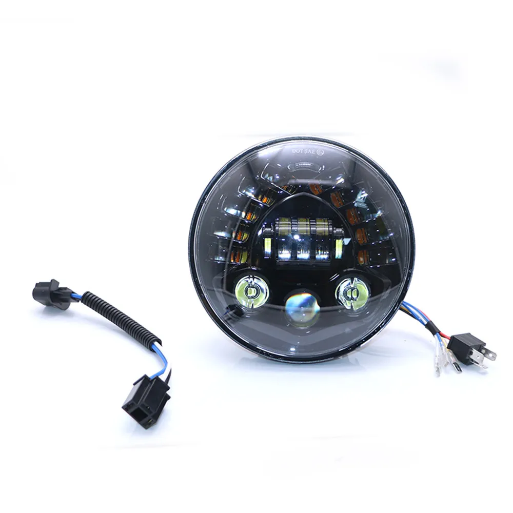 7&quot Motorcycle LED Headlight for Honda Hornet 600 250 900 CB400 CB500 CB1300 VTEC VTR250 OffRoad Headlamp DRL Light |