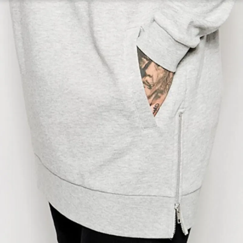 Новые модные черные плащ с капюшоном мужской уличной хип-хоп длинные толстовки