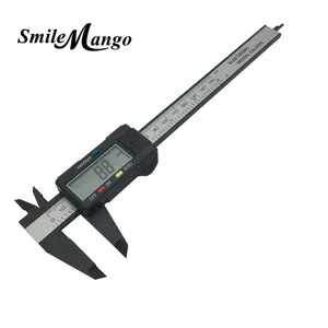 Бесплатная доставка 6-дюймовый ЖК-дисплей 150 мм Цифровой Электронный штангенциркуль из углеродного волокна микрометр