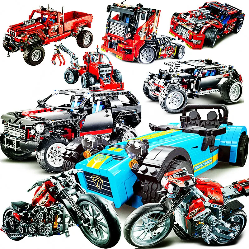Совместимый автомобиль Racers Technic ENZO 1:10 Супер спортивный Enzo модель блоков набор