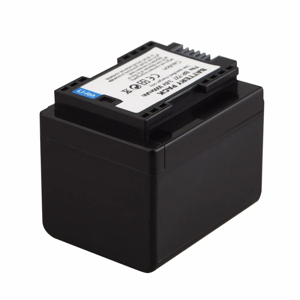 Новые 3000 мА/ч, BP-727 BP 727 BP727 Батарея для Canon фотокамера VIXIA HF R30 M50 M52 500 M56 M506 R36 R38 R306 R400 R500 R600 R60 R62