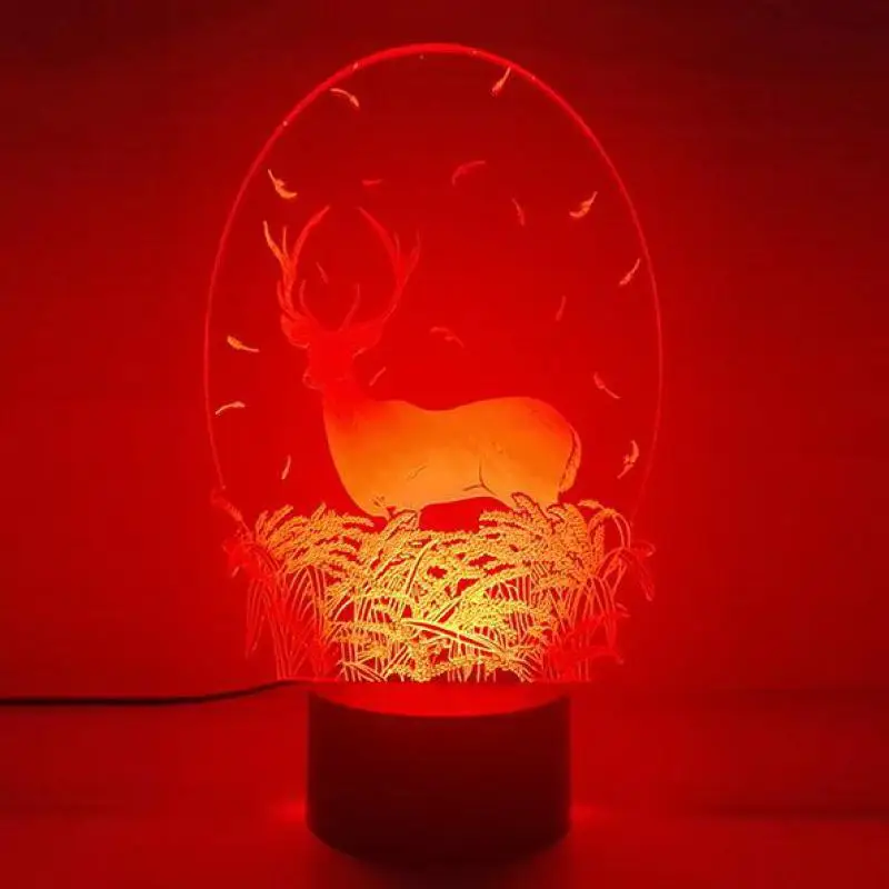 Трехмерный светильник Luminaria De Table сменный ночник для спальни украшение детской
