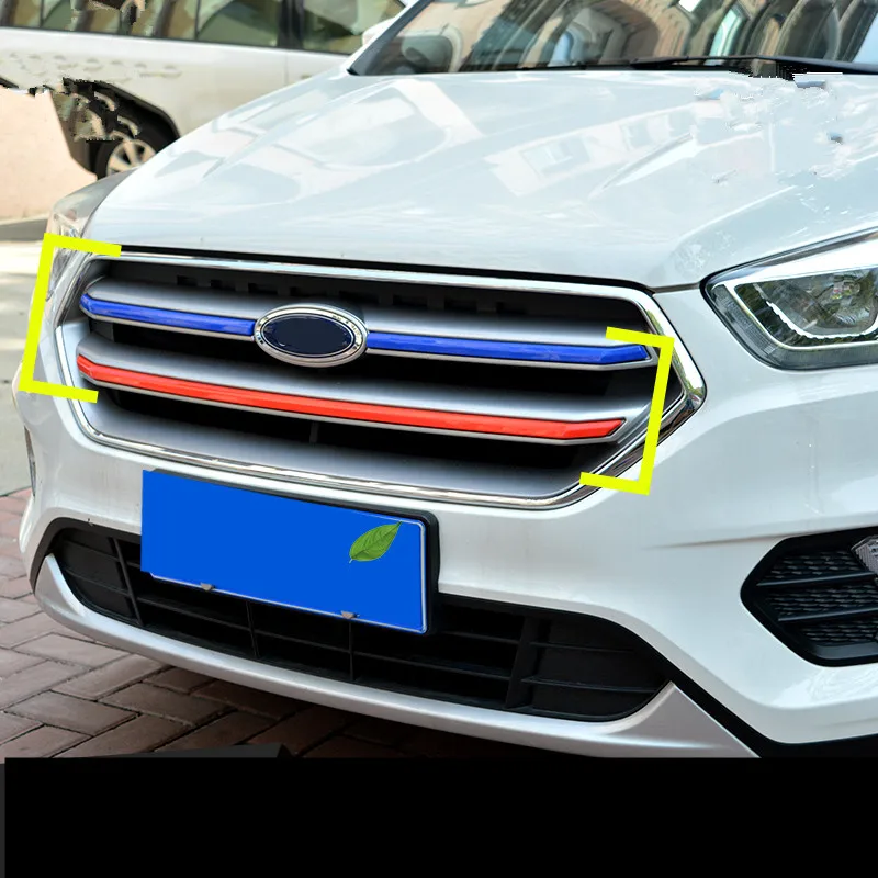 3D ABS Wont выцветающие гонки декоративные молдинги для Ford Kuga 2017 2018 ACB022|Гоночные