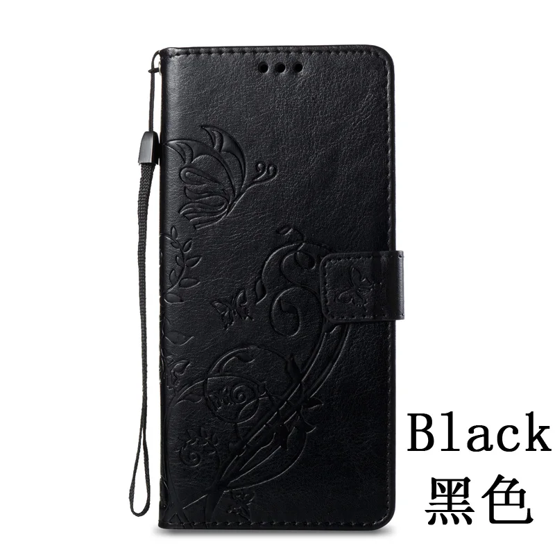 Black Кожаный чехол-книжка для samsung Galaxy J3 J36 6 SM-J320F/DS SM-J320FN SM-J320H/DS JSM-300F SM-J300H - Цвет: Black