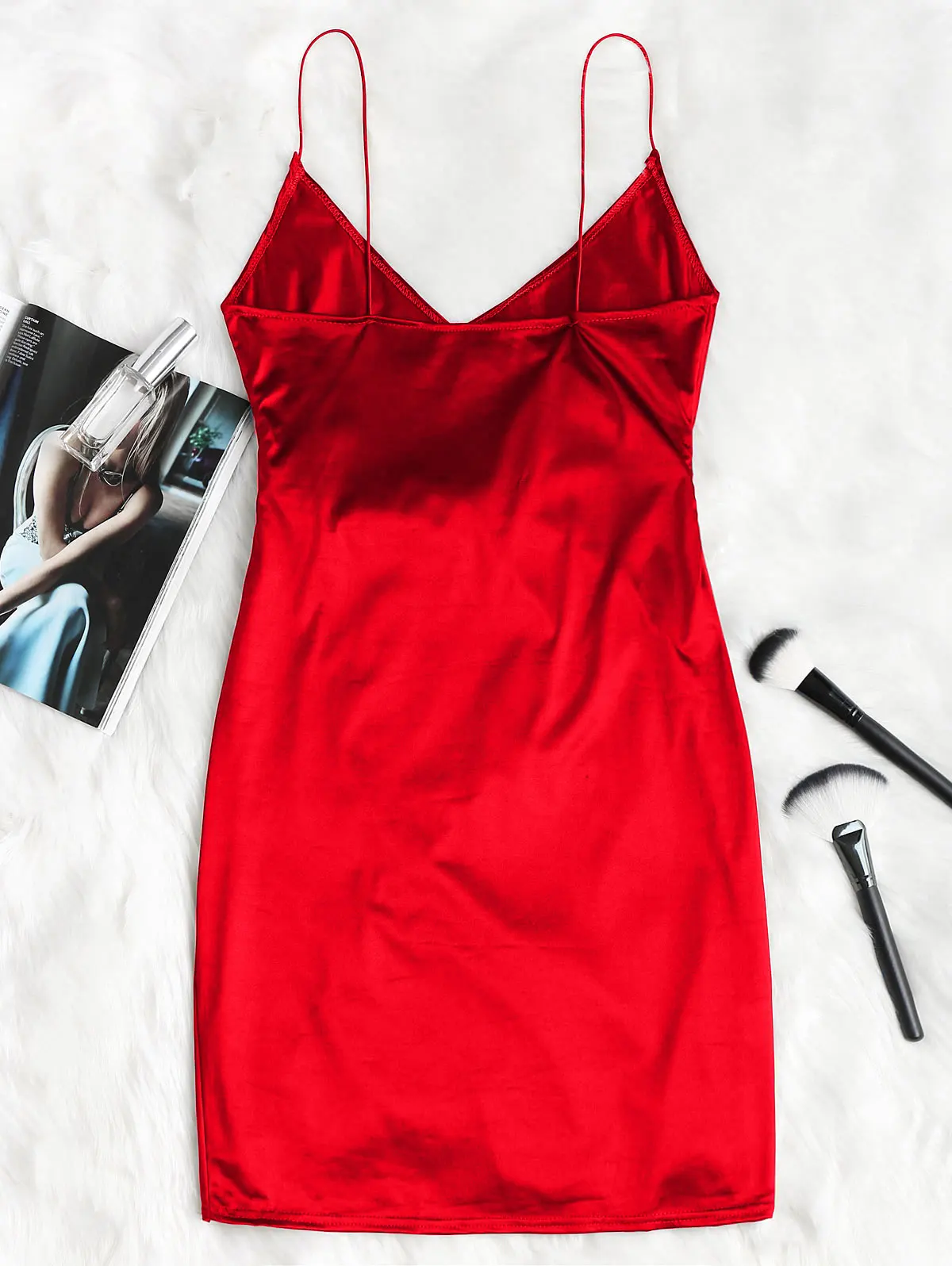 ZAFUL/сексуальное платье на бретельках с драпировкой и перекрещивающимися
