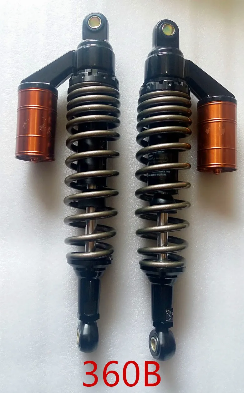 Universal 8mm spring 360mm Nitrogen Motorcycle Rear Shock Absorber for honda yamaha suzuki kawasaki | Falling Protection