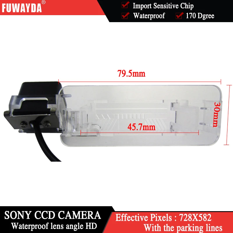 FUWAYDA SONY CCD сенсорный чип Специальный Автомобильный задний вид резервная