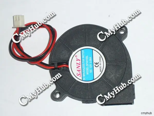 Новый подлинный увлажнитель для Midea S20U C SANLY SF5015SL DC12V 0.06A 50 мм 50x50x15 2Pin 2 провода