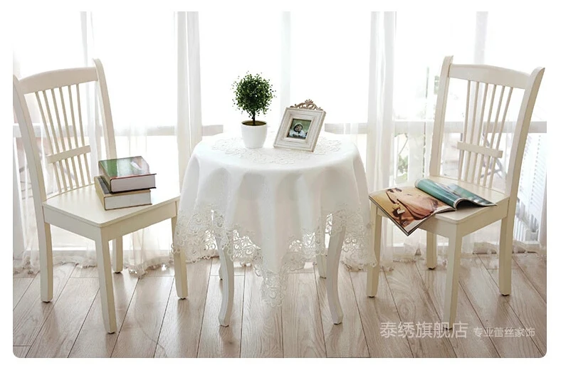 Кружевной тканевый фон с гидротропным кружевом модная атласная Скатерть для