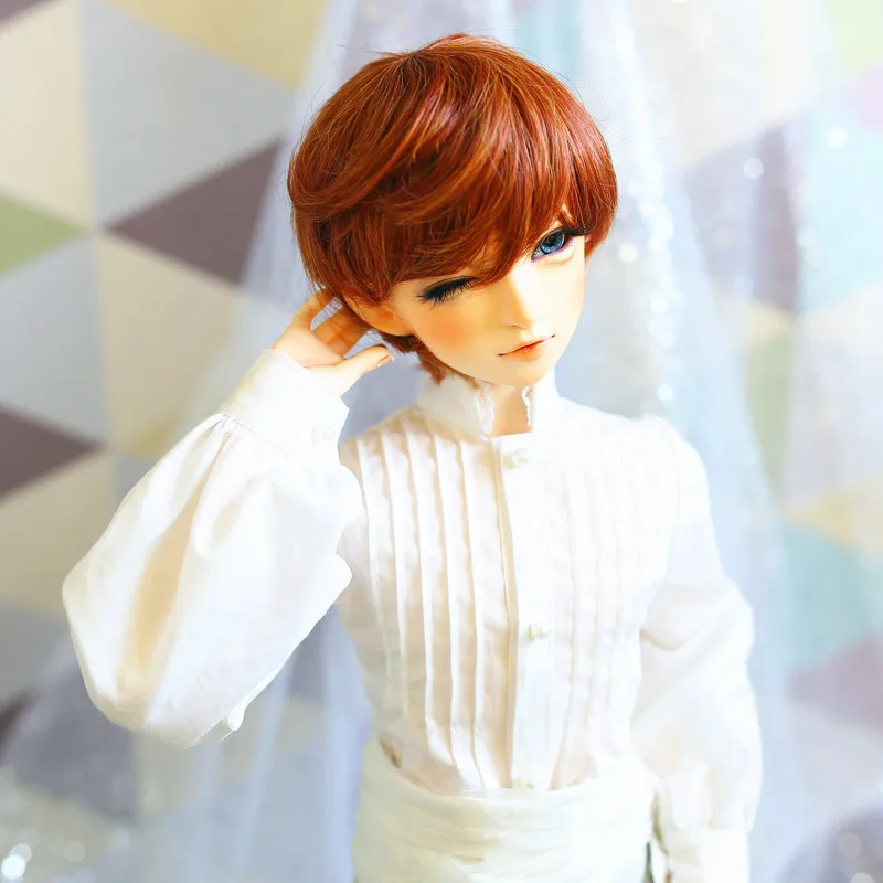Подходит для 1/3 1/4 1/6 BJD SD куклы парики 1/3 1/4 1/6 на выбор два цвета короткие волосы куклы парики высокая температура мода косы объем
