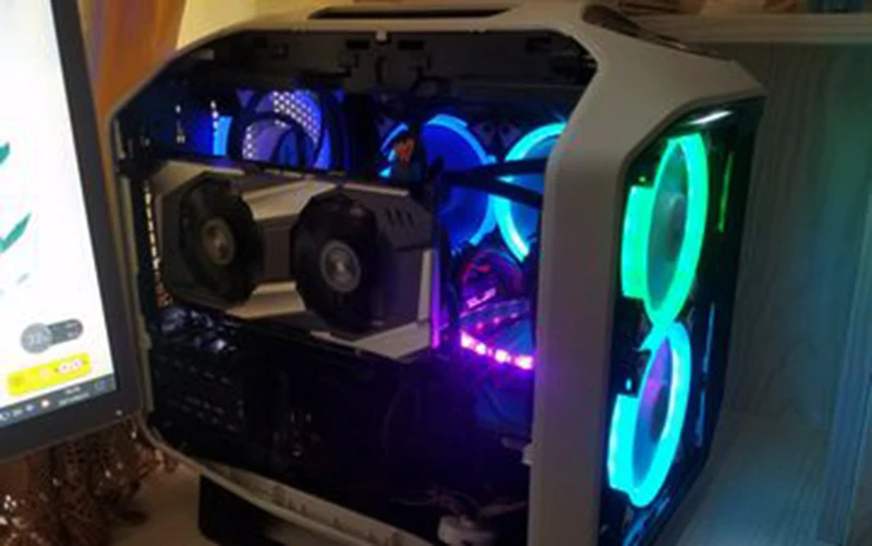 Горячий RGB Аврора охлаждающий вентилятор 120 мм 6Pin контроллер Светодиодная лента кольцо для компьютера кулер воды великолепный цвет регулируемый вентилятор радиатора