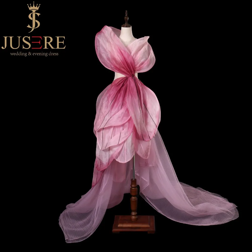 JUSERE модный показ высокого класса эффектом деграде (переход от темного к розовые