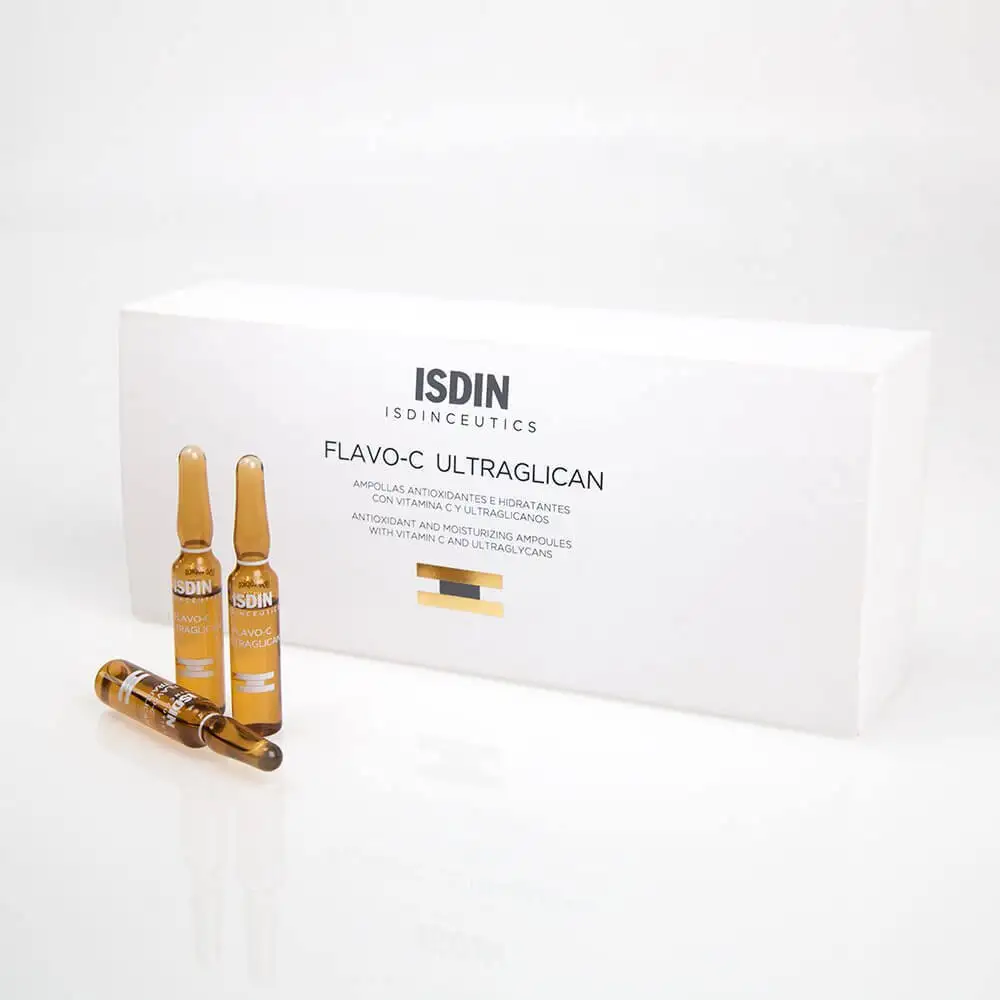 Испания ISDINCEUTICS ISDIN Flavo-C Ultraglican 2 мл x 10 Ampollas | Красота и здоровье