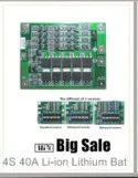 4S 40A Li-ion Lithium Battery 18650 Charger PCB BMS Protection Board For Drill Motor 14.8V 16.8V Lipo Cell Module