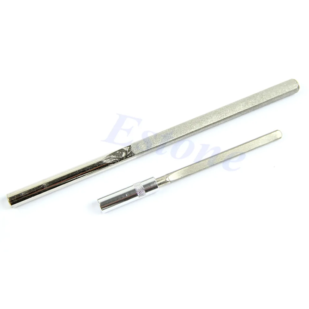 

3in1 Outdoor Hunting Fishing Pocket Sharpener Diamond Saw Hook Flat Edges