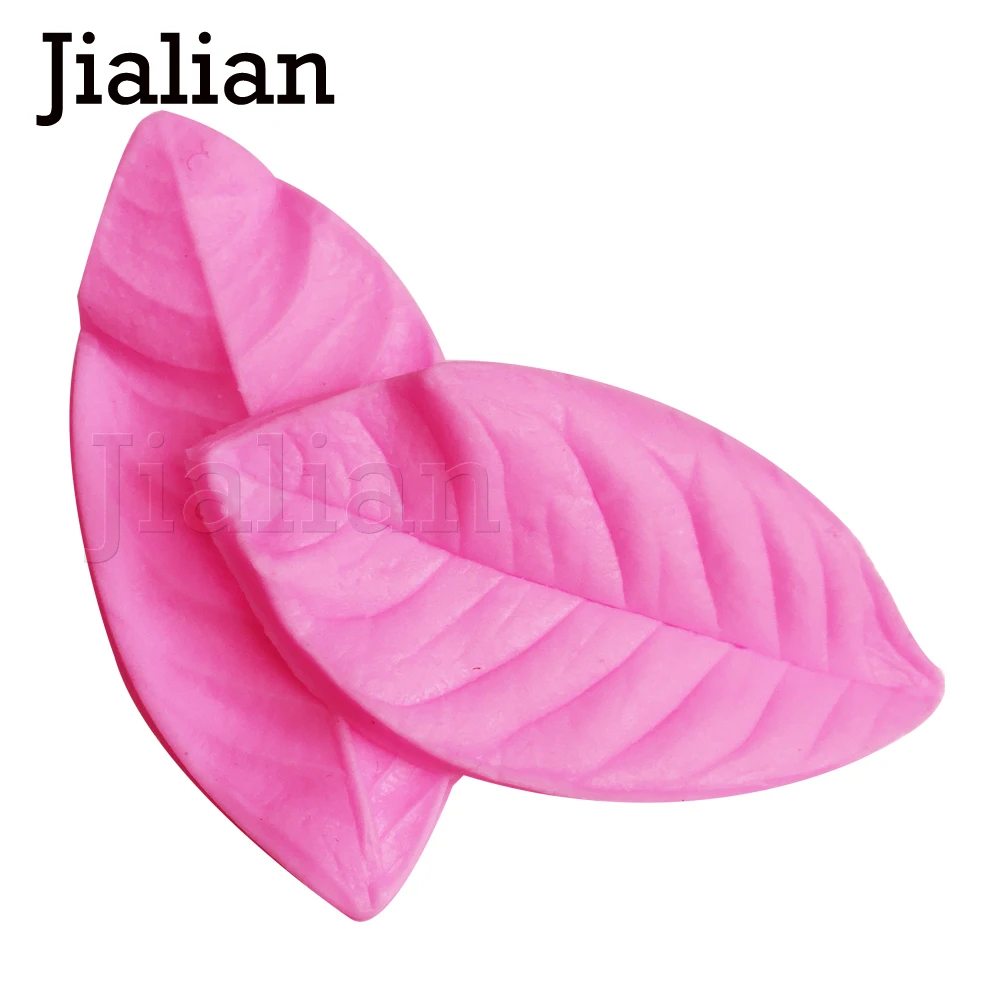 

2PC\set Petal Leaf Shaped Silicone Cake Mold Cake Decoration Fondant Chocolate Cake Mold 3D Food Grade Silicone Mold F0978