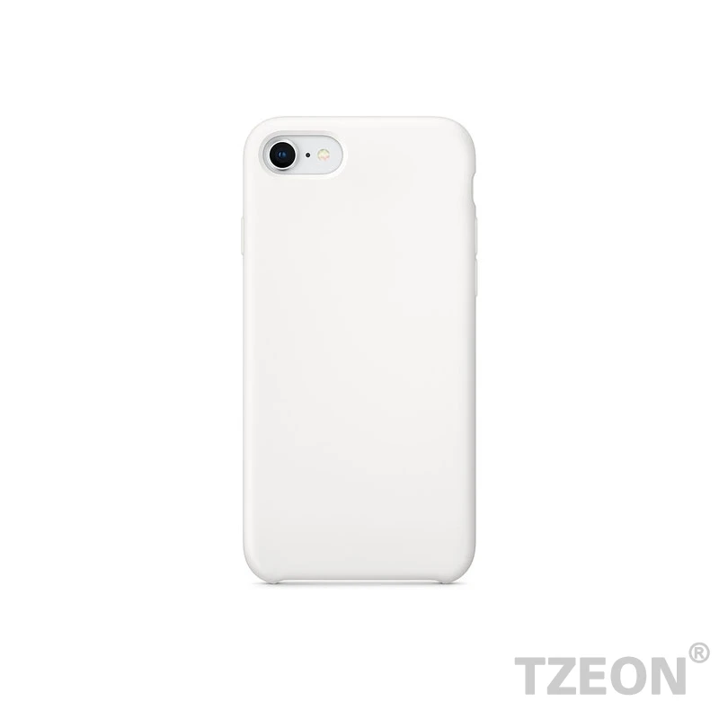 White Официальный стильный жидкий силиконовый чехол для IPhone XS Max X 8 8Plus 7 7Plus 6 Plus Мягкий LSR резиновый чехол - Цвет: White