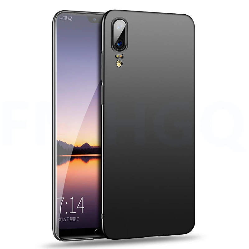 Чехол для Huawei P20 Pro Матовый Жесткий Пластиковый деловой чехол телефона из