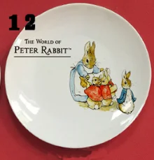 8 дюймов Beatrix Potter The Tale of Peter Rabbit иллюстрация живопись тарелка Украшение Декор плоское блюдо подвесные тарелки блюдо - Цвет: L