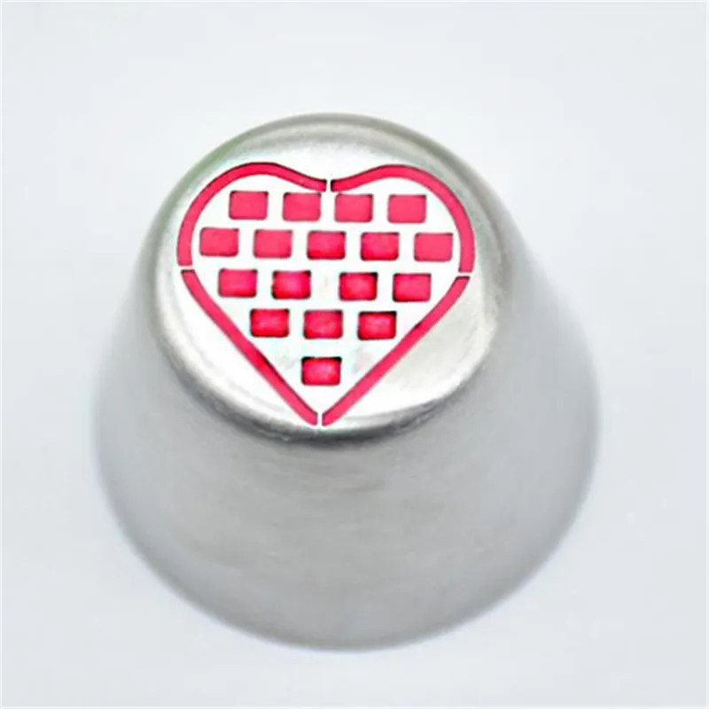 1PC Girl Dress High Heels Lock Letters Stainless Steel Russia Icing Piping Tips Valentine's Day Cake Decorating DIY Dessert - Цвет: CF455-NO7