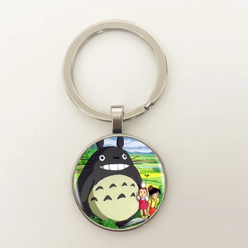 Круглый ключ GDRGYB с логотипом My neighty Totoro 8 видов стилей японский мультяшный аниме