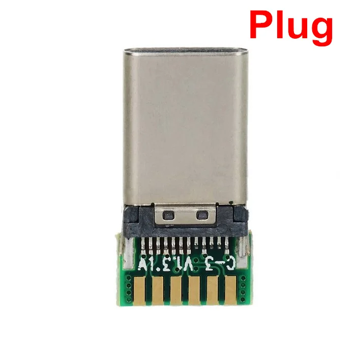 DIY 24pin USB 3 1 Тип C штекер гнездо разъем SMT с ПК платой|socket safety|smt transistorsocket pics |